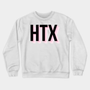 HTX in black & pink Crewneck Sweatshirt